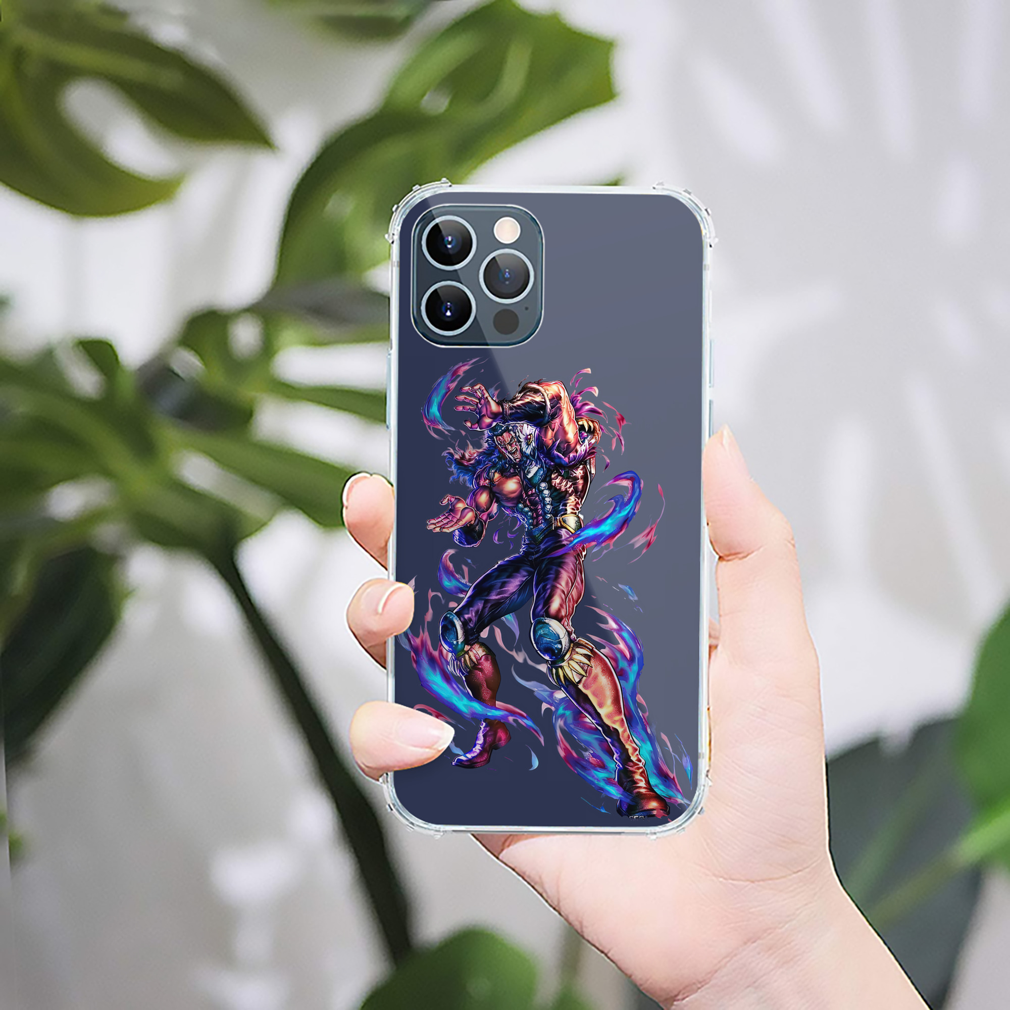 （画像用） 北斗の拳 Fist of the North Star 【iPhone 12シリーズ対応】透明スマホケース（クリアソフトケース）